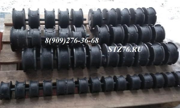 Амортизатор на катки дорожные Hamm HD75, HD90 — фото 3